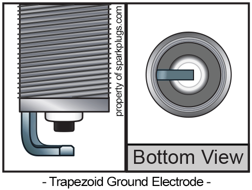 Trapezoid Cut Ground Electrode