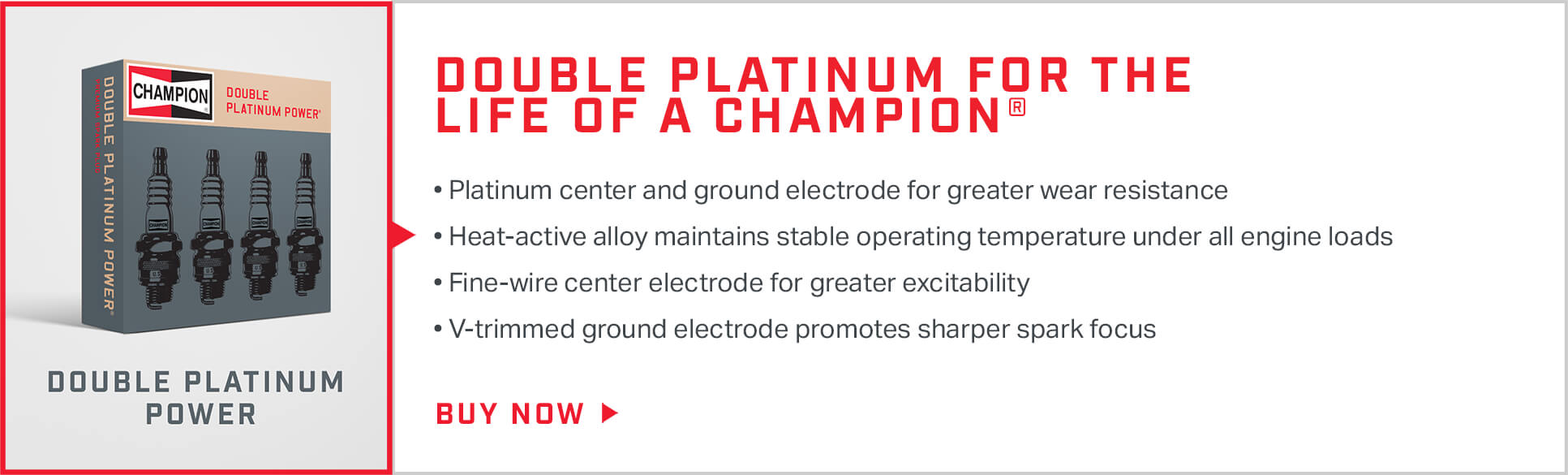 Champion Double Platinum Spark Plugs