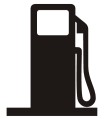 Gas station pump icon